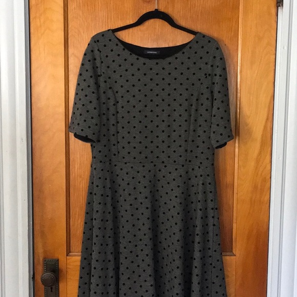 lands end polka dot dress